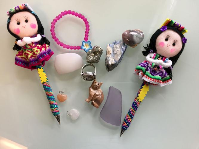 We spent $5 at the gem show