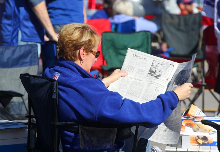 Relaxing with the paper