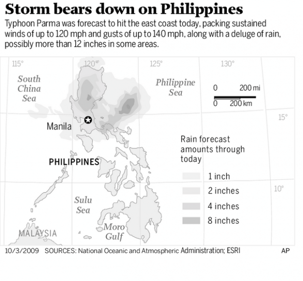 Philippines, in 'state of calamity,' bracing for 2nd typhoon in 8 days  