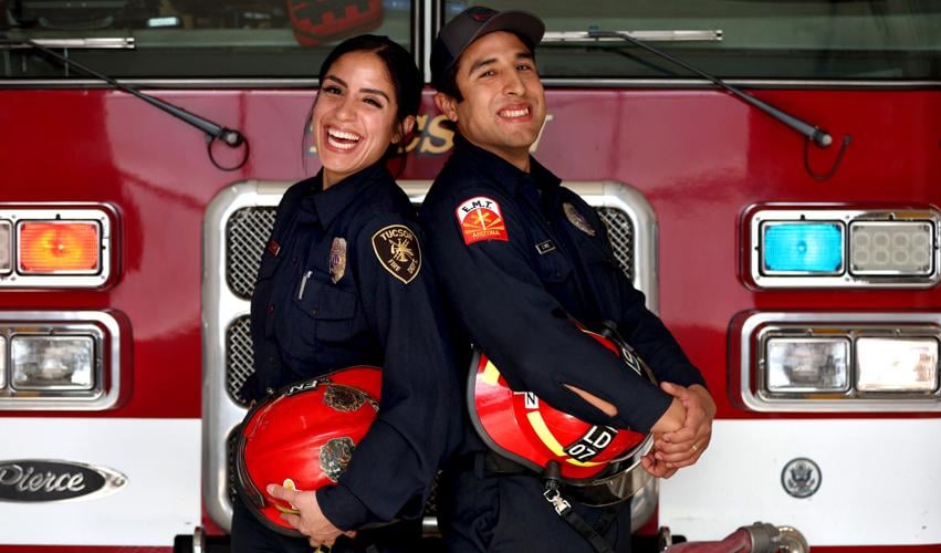 Siblings share special moment as Tucson Fire captains