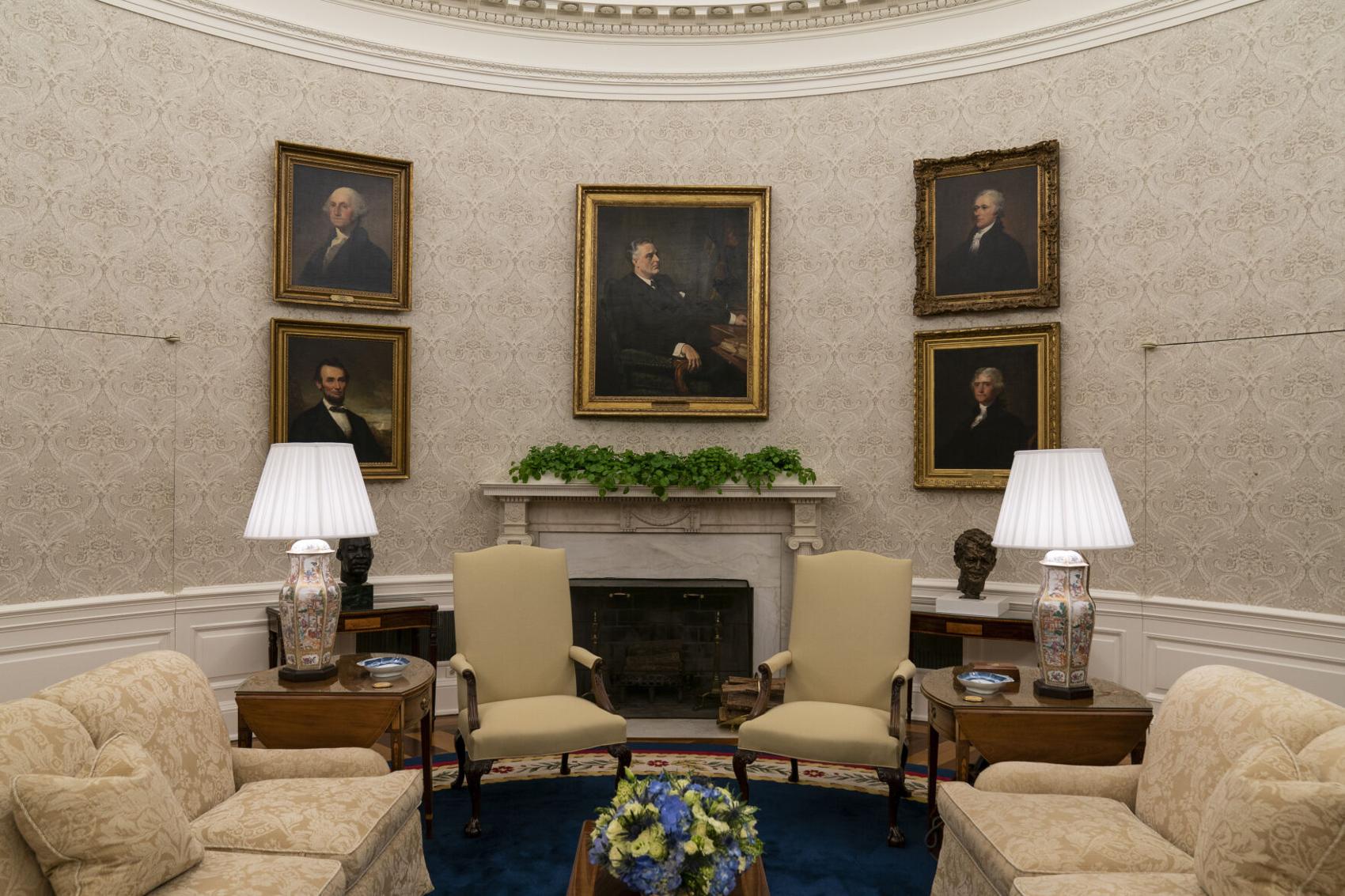 Photos President Biden's Oval Office