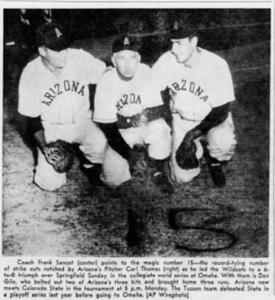 Arizona in the 1955 College World Series