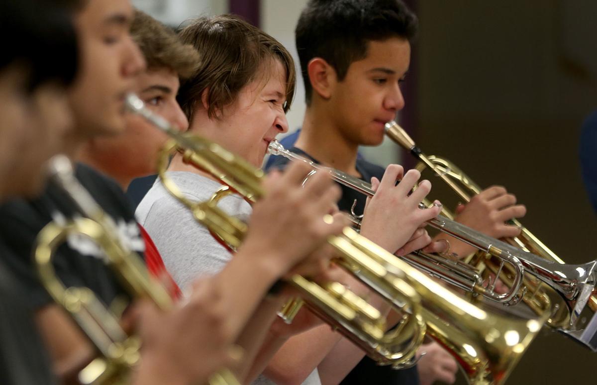 Fourth grade trumpet player 'really likes the big, loud sound it