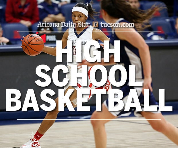 Girls high school basketball logo