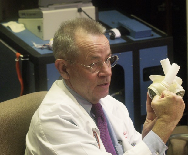 Photo gallery Dr. Jack Copeland leaving UA Galleries