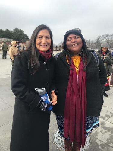 Amy Juan with Deb Haaland