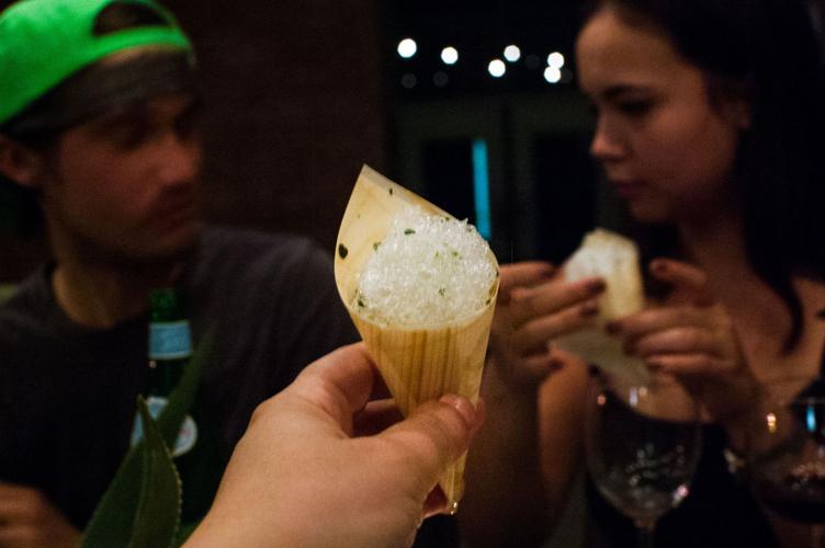 Seventh course at Four Senses dinner