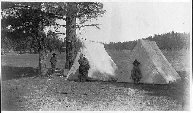 U.S. Army camp in central Arizona, 1884-1887