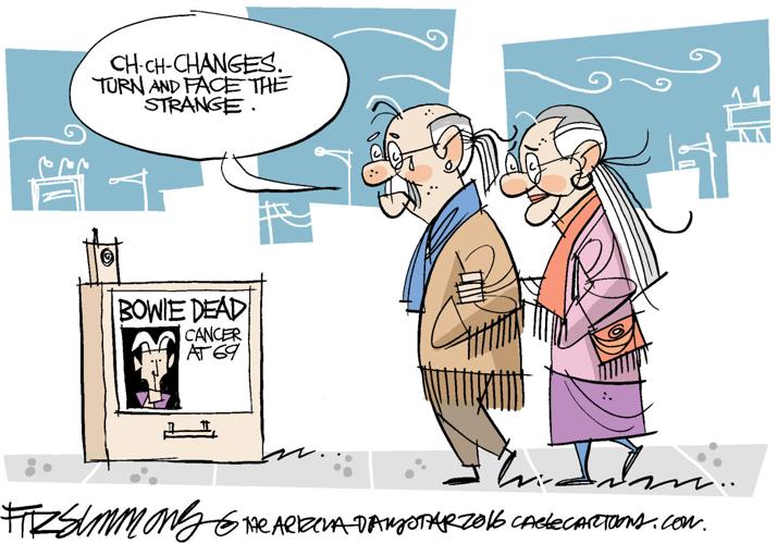 Daily Fitz Cartoon: David Bowie