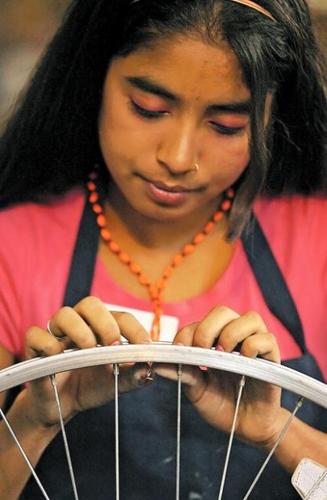 Free bikes a big deal for local refugees  