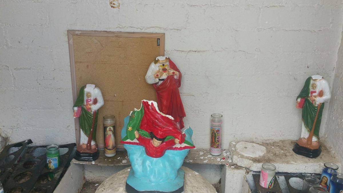 Religious statues vandalized at roadside shrine near Bisbee Local