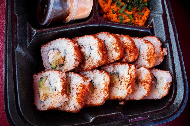 Aguachile roll at Sushi Son