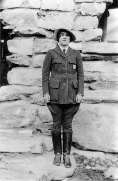 Polly Mead Patraw, first female park ranger at Grand Canyon National