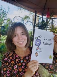 Making hand sanitizer, helping neighbors, gets research scientist belled