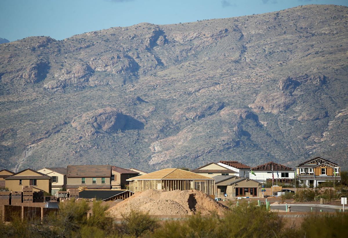 Homes under construction