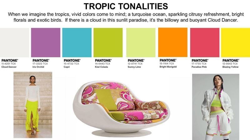 The Tropical Tonalites pallete that accompanies Cloud Dancer