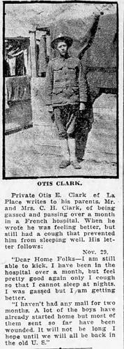 World War I centenary: Otis Clark