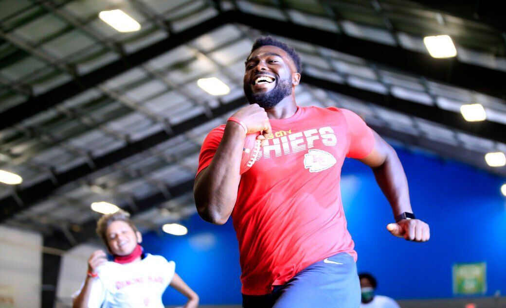 Demone Harris football camp