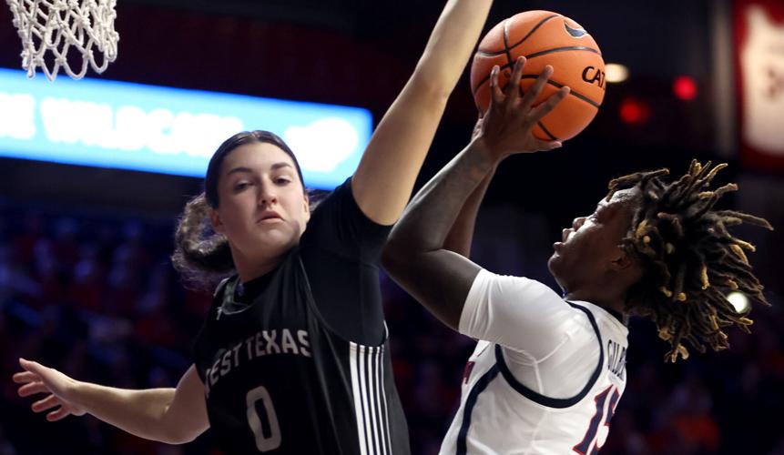 University of Arizona vs West Texas A&M, college womens basketball (copy)