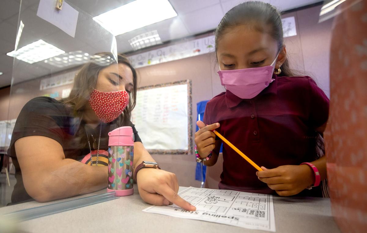 Johnson Primary School, masks