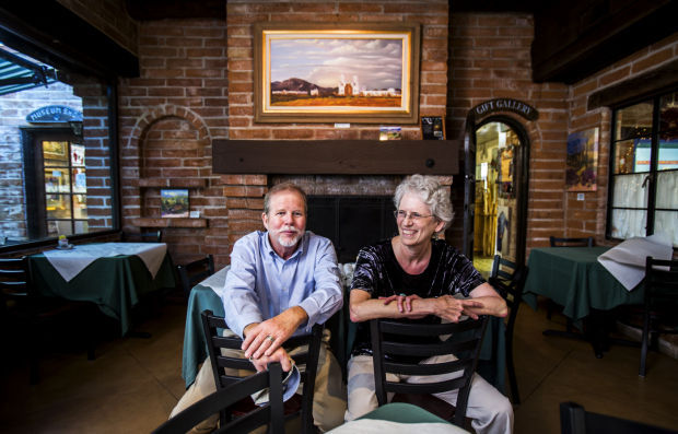 Suzie and Todd Horst at Tohono Chul Park
