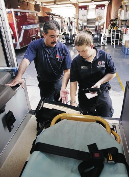 Future paramedics get on-job experience  