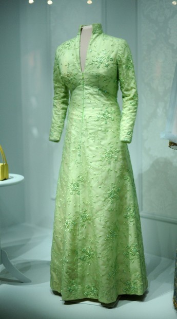 lady in green dress inaugural address Photo gallery: First Ladies exhibition