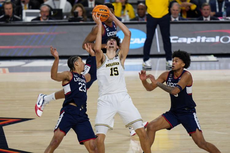 NCAA UConn Michigan Basketball