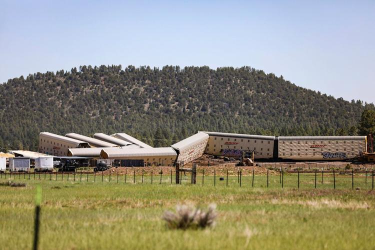 Train De-Rails Near Williams