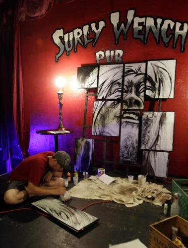 Artists hit the pub for a draft and a draw   