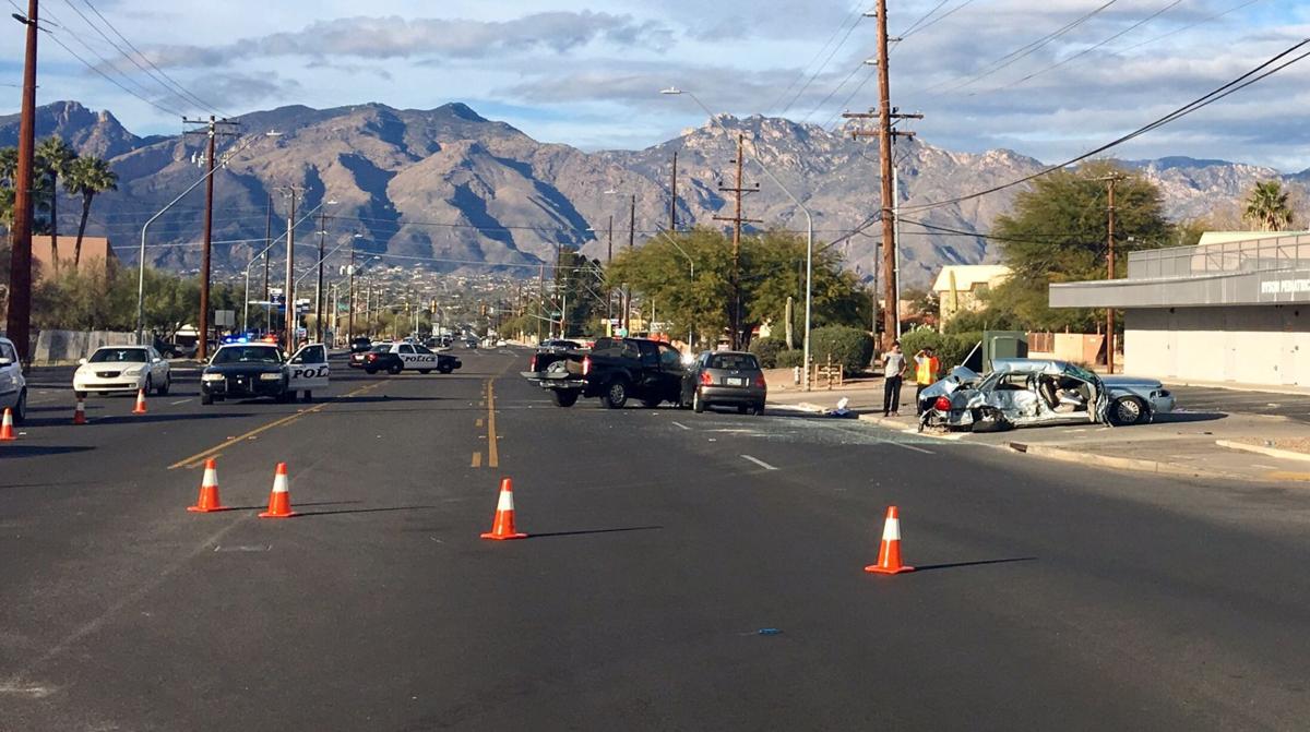 Craycroft crash scene