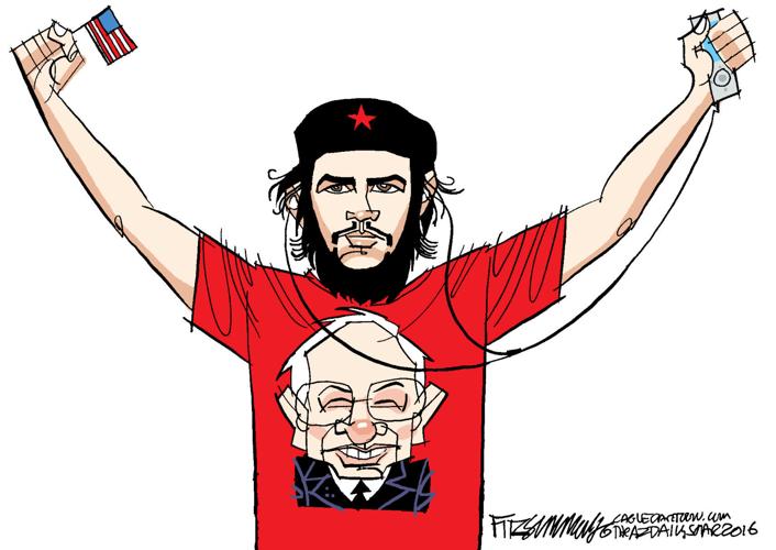 Daily Fitz Cartoon: The Millennial's Revolutionary