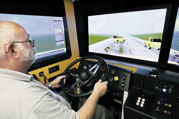 Bus drivers' skills kept sharp  