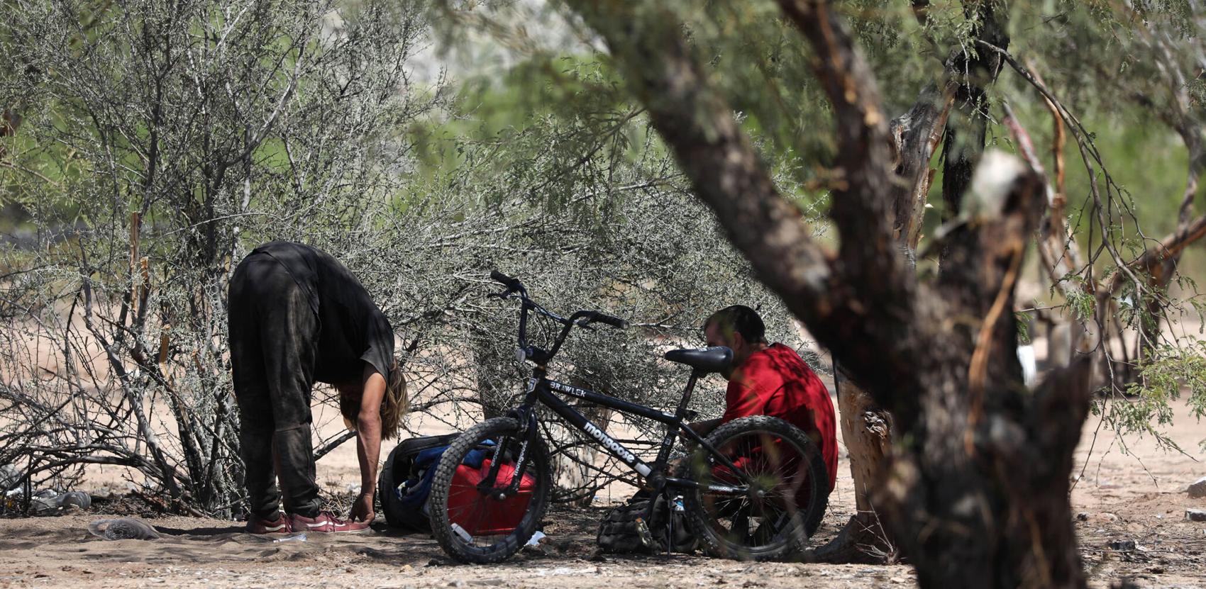 Photos Tucson Homeless encampment in '100 acre woods'