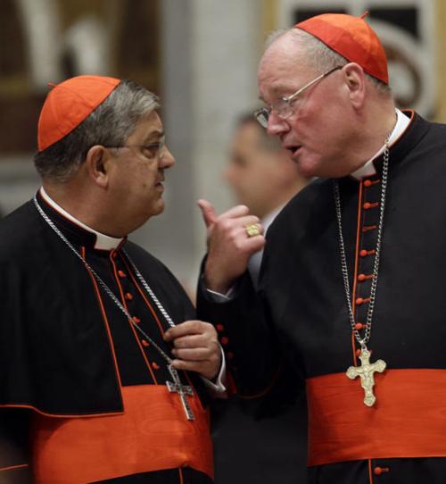 Cardinal Dolan at papal conclave