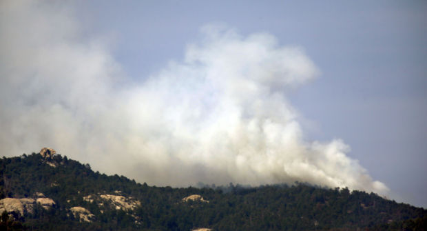 Wildfire in the Rincon Mountains