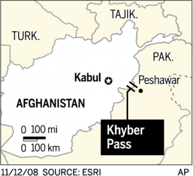 Supply convoy bound for US-led troops is hijacked in Pakistan  