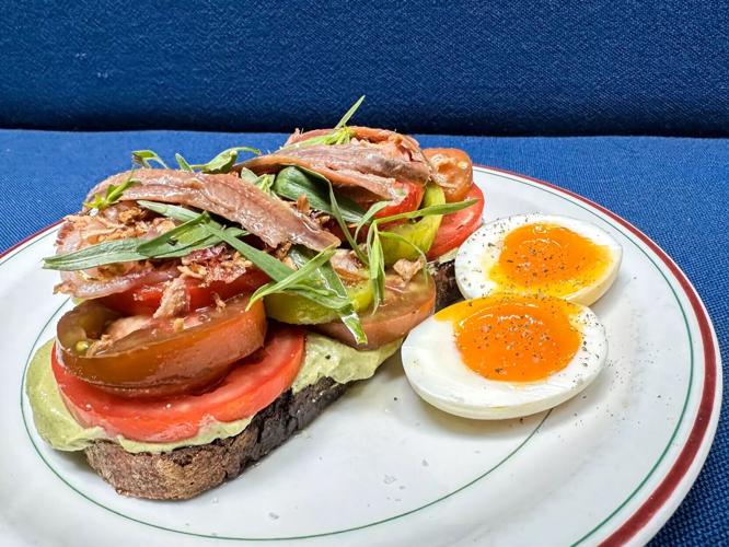 The tomato toast at Florian.