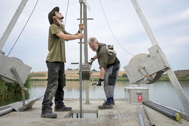 Drilling for the paleoclimate on Binder Lake