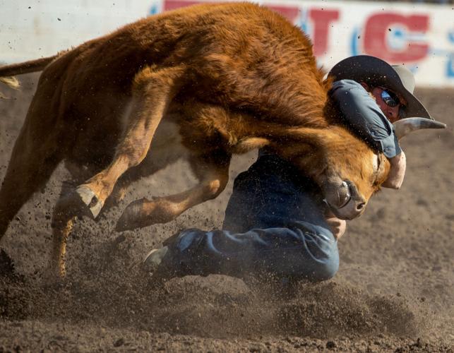 Tucson rodeo 2022, Steer wrestler Stetson Jorgensen