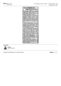 Arizona Daily Star article Aug. 31, 1949