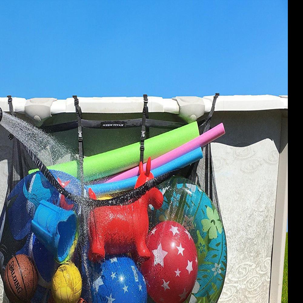 Our Favorite Storage Solution For Pool Floats And Sports Balls Home Garden Tucson Com