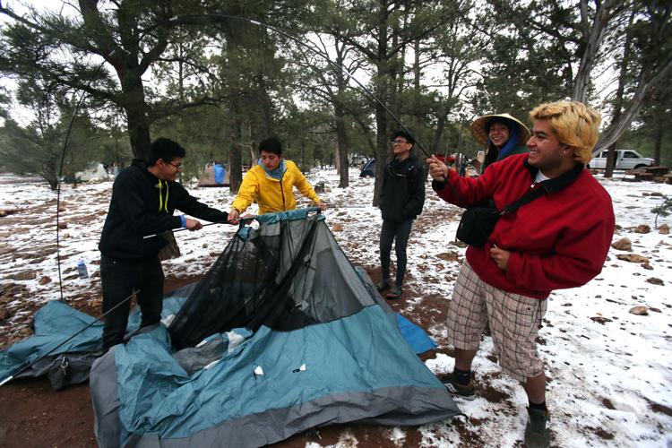 Teen summit Grand Canyon hike