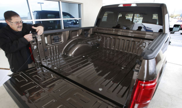 Aluminum Ford pickup