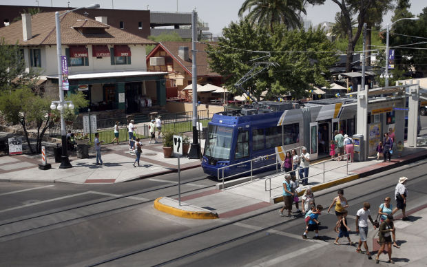 Streetcar at Main Gate Square