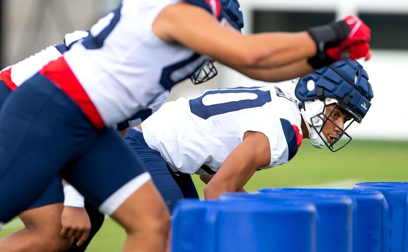 University of Arizona football practice, 2022 (copy)