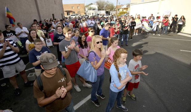 Protesting religious freedom bill