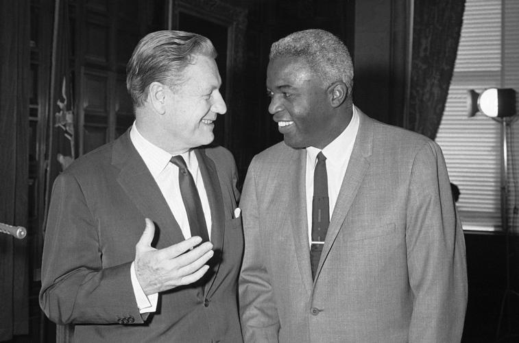 1966: Jackie Robinson, Nelson  Rockefeller