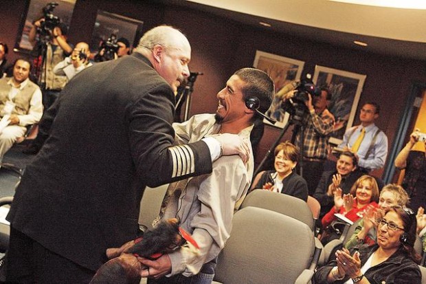 Border ceremony honors boy's lifesaver  