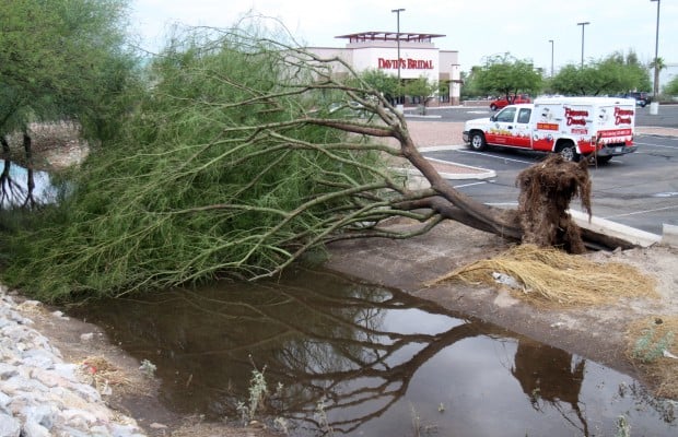 Major monsoon storm hits Tucson area